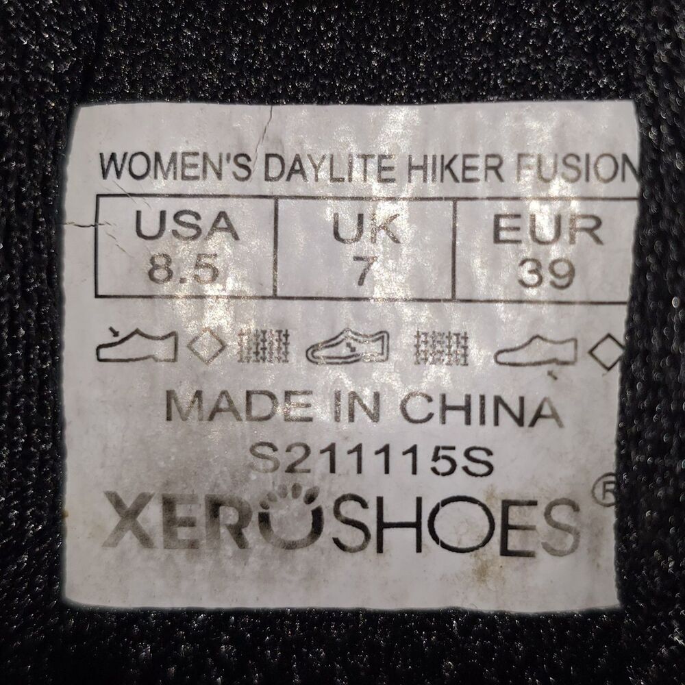 Xero Shoes DayLite Hiker Fusion Women's Sz 8.5 Mulberry Black Trail Hiking Shoes - Picture 9 of 9